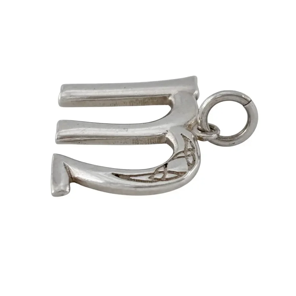 Vintage Sterling Silver 925 [Stone / Design / Motif] Pendant